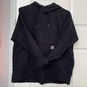 CARHARTT Black Lightweight Hoodie, Size XL